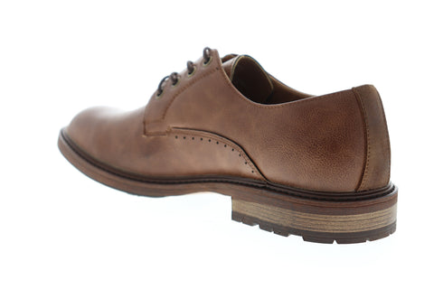 Steve Madden M-Postur Mens Brown Low Top Lace Up Plain Toe Oxfords Shoes