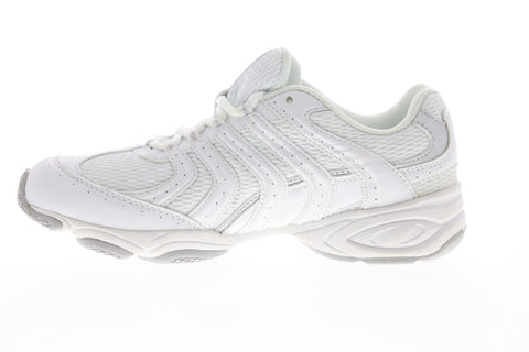 Lotto Newbeat M3218 Womens White Canvas Low Top Lace Up Athletic Running Shoes