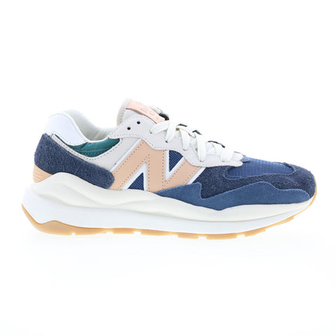 New Balance 574 M5740CCA Mens Blue Suede Lace Up Lifestyle Sneakers Shoes