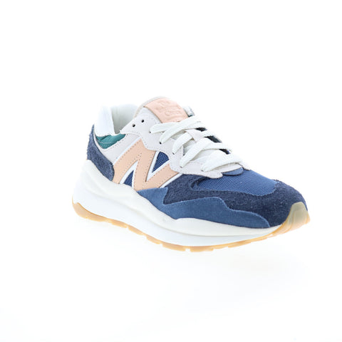 New Balance 574 M5740CCA Mens Blue Suede Lace Up Lifestyle Sneakers Shoes