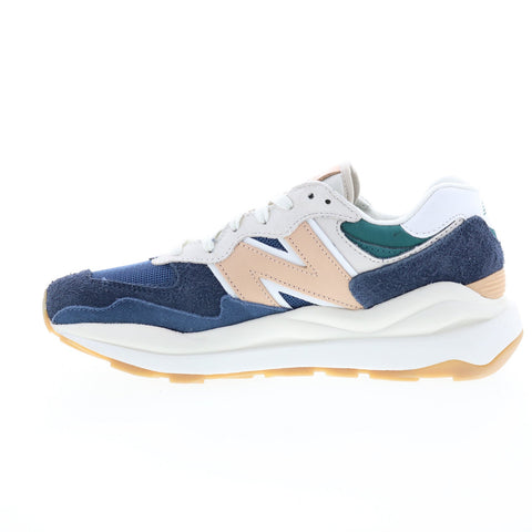 New Balance 574 M5740CCA Mens Blue Suede Lace Up Lifestyle Sneakers Shoes