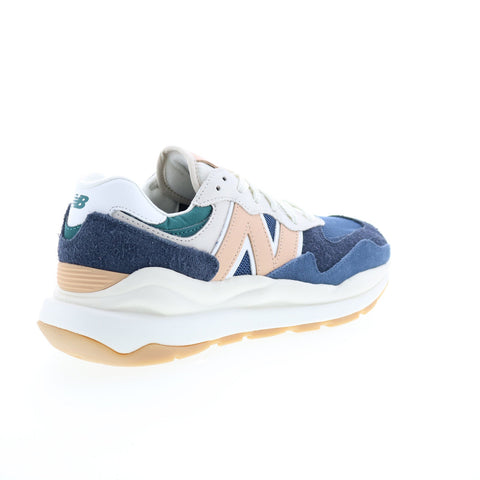 New Balance 574 M5740CCA Mens Blue Suede Lace Up Lifestyle Sneakers Shoes