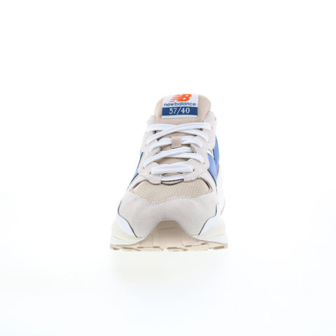 New Balance 574 M5740SNA Mens Beige Suede Lace Up Lifestyle Sneakers Shoes