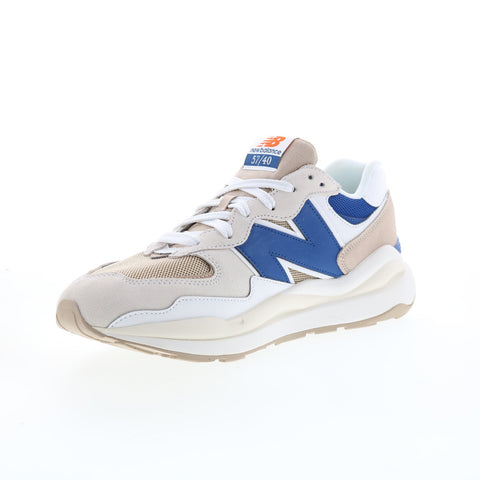 New Balance 574 M5740SNA Mens Beige Suede Lace Up Lifestyle Sneakers Shoes