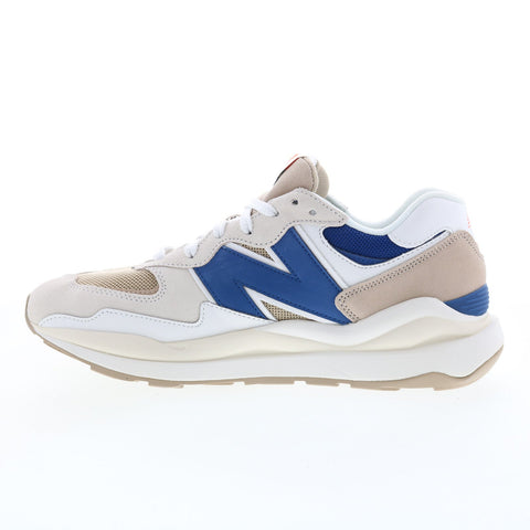 New Balance 574 M5740SNA Mens Beige Suede Lace Up Lifestyle Sneakers Shoes