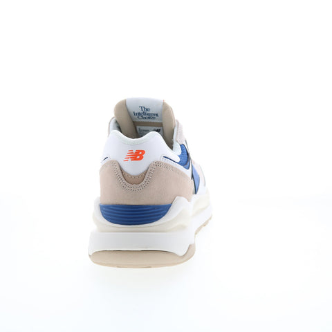 New Balance 574 M5740SNA Mens Beige Suede Lace Up Lifestyle Sneakers Shoes