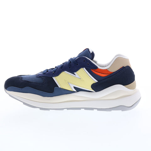 New Balance 574 M5740SNC Mens Blue Suede Lace Up Lifestyle Sneakers Shoes