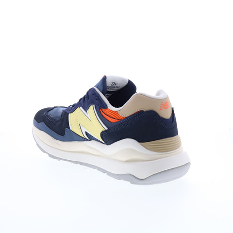New Balance 574 M5740SNC Mens Blue Suede Lace Up Lifestyle Sneakers Shoes