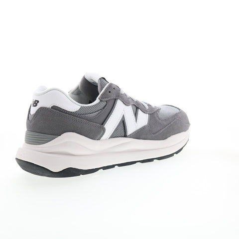 New Balance 574 M5740VPB Mens Gray Suede Lace Up Lifestyle Sneakers Shoes