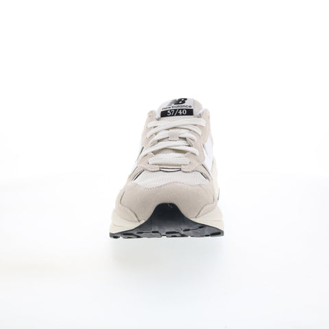 New Balance 57/40 M5740VPD Mens Beige Suede Lace Up Lifestyle Sneakers Shoes