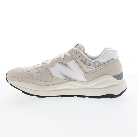 New Balance 57/40 M5740VPD Mens Beige Suede Lace Up Lifestyle Sneakers Shoes