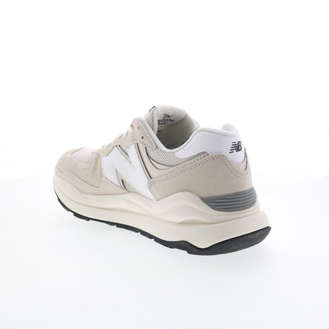 New Balance 57/40 M5740VPD Mens Beige Suede Lace Up Lifestyle Sneakers Shoes