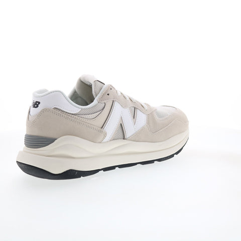 New Balance 57/40 M5740VPD Mens Beige Suede Lace Up Lifestyle Sneakers Shoes
