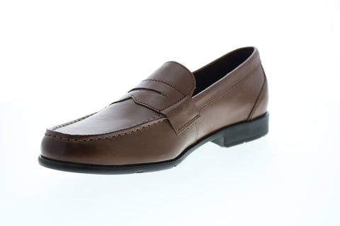 Rockport Classic Loafer Penny M76444 Mens Brown Leather Loafers Penny Shoes