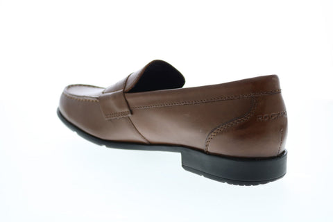Rockport Classic Loafer Penny M76444 Mens Brown Leather Loafers Penny Shoes