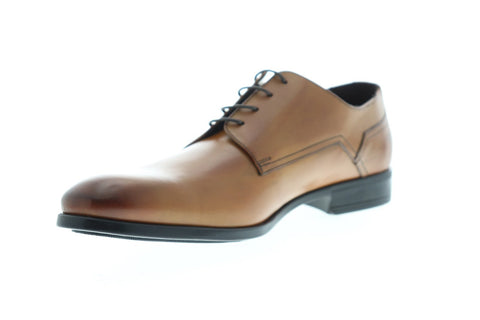 Bruno Magli Maitland Mens Brown Leather Casual Dress Lace Up Oxfords Shoes
