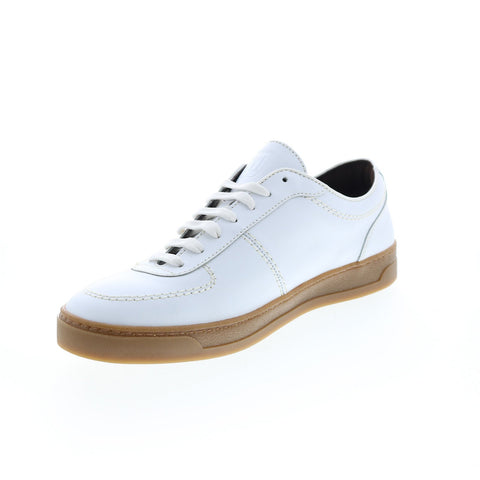 Bruno Magli Dominico MB1DOMG0 Mens White Leather Lifestyle Sneakers Shoes