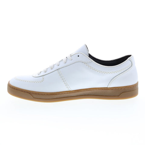 Bruno Magli Dominico MB1DOMG0 Mens White Leather Lifestyle Sneakers Shoes