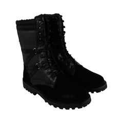Michael Bastian Combat Ultra Force Mens Black Casual Dress Boots Shoes