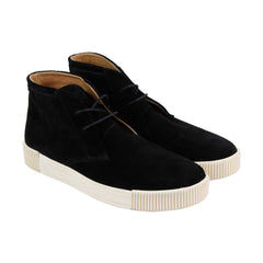 Michael Bastian Lyons Chukka Mens Black Suede Low Top Lace Up Sneakers Shoes