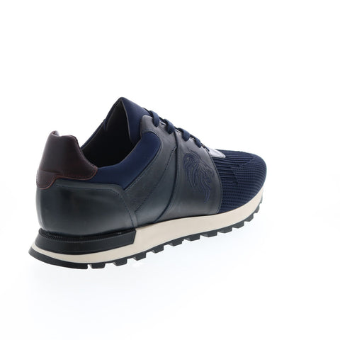 Bruno Magli Lugo MB1LUGN7 Mens Blue Canvas Lifestyle Sneakers Shoes