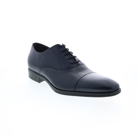 Bruno Magli Luna MB1LUNN0 Mens Blue Leather Oxfords Cap Toe Shoes