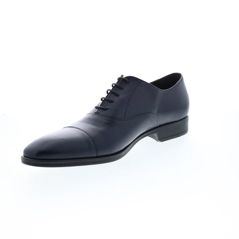 Bruno Magli Luna MB1LUNN0 Mens Blue Leather Oxfords Cap Toe Shoes