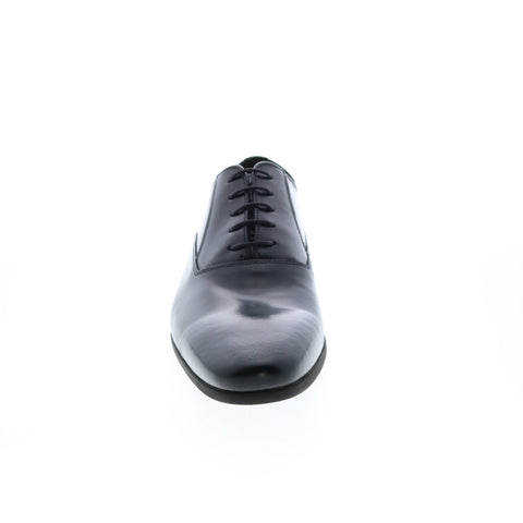 Bruno Magli Milos MB1MILA0 Mens Black Leather Oxfords Plain Toe Shoes