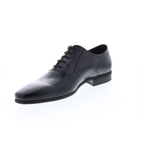 Bruno Magli Milos MB1MILA0 Mens Black Leather Oxfords Plain Toe Shoes