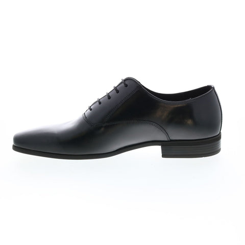 Bruno Magli Milos MB1MILA0 Mens Black Leather Oxfords Plain Toe Shoes