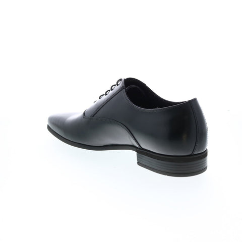 Bruno Magli Milos MB1MILA0 Mens Black Leather Oxfords Plain Toe Shoes