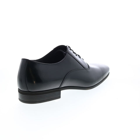 Bruno Magli Milos MB1MILA0 Mens Black Leather Oxfords Plain Toe Shoes