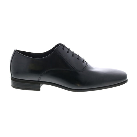 Bruno Magli Milos MB1MILA0 Mens Black Leather Oxfords Plain Toe Shoes