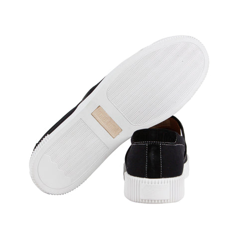 Michael Bastian Lyons MB1S00074 Mens Black Canvas Lifestyle Sneakers Shoes