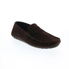 Bruno Magli Xeno MB1XNOD1 Mens Brown Suede Loafers & Slip  display picture 2