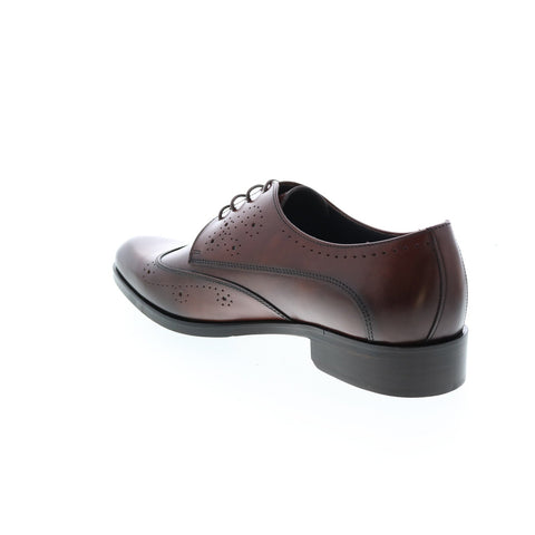 Bruno Magli Drio MB2DROE0 Mens Brown Leather Oxfords Wingtip & Brogue Shoes