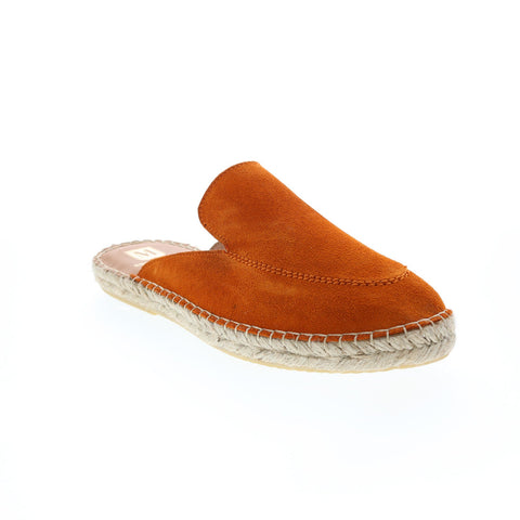 Bruno Magli Estrada MB2ESTI7 Mens Orange Suede Slides Sandals Shoes