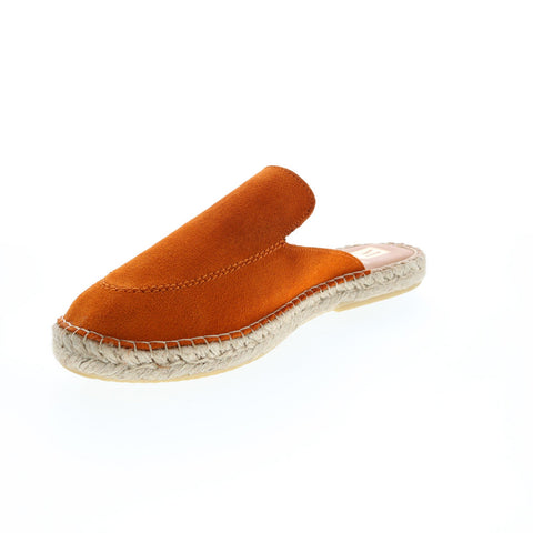 Bruno Magli Estrada MB2ESTI7 Mens Orange Suede Slides Sandals Shoes