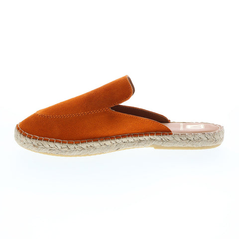 Bruno Magli Estrada MB2ESTI7 Mens Orange Suede Slides Sandals Shoes