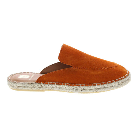 Bruno Magli Estrada MB2ESTI7 Mens Orange Suede Slides Sandals Shoes