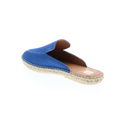 Bruno Magli Estrada MB2ESTM1 Mens Blue Suede Slides Sandals Shoes