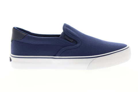 Lugz Bandit MBANDIC-4102 Mens Blue Canvas Slip On Lifestyle Sneakers Shoes