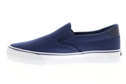 Lugz Bandit MBANDIC-4102 Mens Blue Canvas Slip On Lifestyle Sneakers Shoes