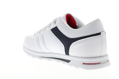 Lugz Blitz MBLITV-140 Mens White Leather Low Top Lifestyle Sneakers Shoes