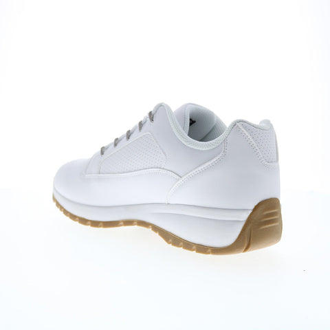 Lugz Bluster MBLUSRPV-150 Mens White Synthetic Lace Up Lifestyle Sneakers Shoes