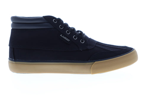 Lugz Boomer MBOOMRC-002 Mens Black Mid Top Lace Up Lifestyle Sneakers Shoes