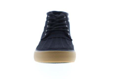Lugz Boomer MBOOMRC-002 Mens Black Mid Top Lace Up Lifestyle Sneakers Shoes