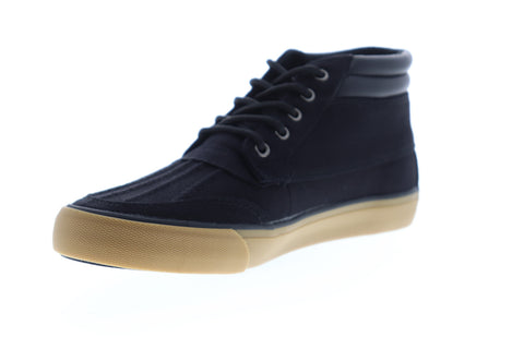 Lugz Boomer MBOOMRC-002 Mens Black Mid Top Lace Up Lifestyle Sneakers Shoes