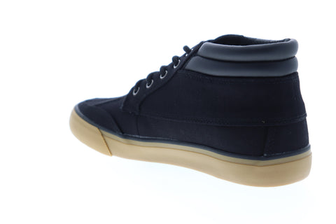Lugz Boomer MBOOMRC-002 Mens Black Mid Top Lace Up Lifestyle Sneakers Shoes