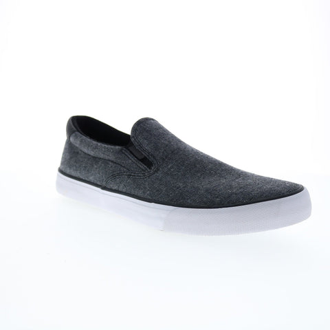 Lugz Clipper MCLIPCHC-060 Mens Black Canvas Lifestyle Sneakers Shoes
